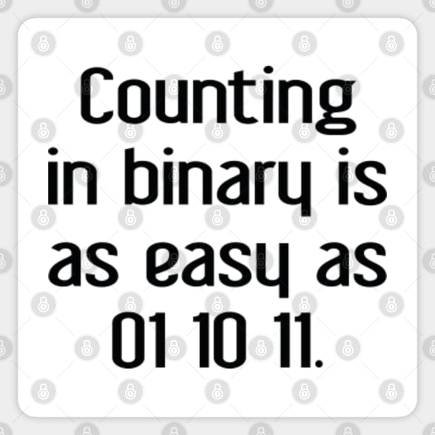 Counting In Binary Magnet by VectorPlanet